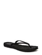 Flip Flops With Glitter Black Ilse Jacobsen