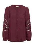 Fqshu-Blouse Burgundy FREE/QUENT