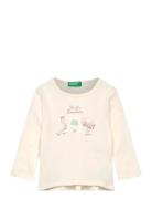 T-Shirt L/S Cream United Colors Of Benetton