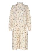 Dima Dress Bleached Flower Cream Naja Lauf