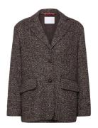 Cordelia Blazer Confetti Wool Brown Naja Lauf