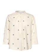 Tinka Shirt Embroidered Flower Cream Naja Lauf