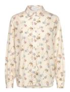 Irene Shirt Bleached Flower Cream Naja Lauf