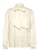 Veronique Shirt Fancy Poplin Cream Naja Lauf