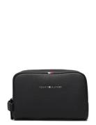Essential Pu Washbag Black Tommy Hilfiger
