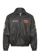 Casino Faux Leather Jacket Black Hollister