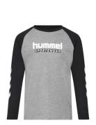 Hmljr Logo T-Shirt L/S Grey Hummel
