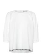 Dina Blouse East Cotton White Naja Lauf