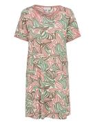 Nightdress Short Sl Pink Damella Of Sweden