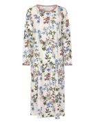 Nightdress Long Sl White Damella Of Sweden
