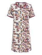 Nightdress Short Sl Patterned Damella Of Sweden