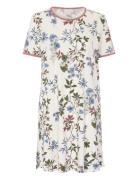 Nightdress Short Sl White Damella Of Sweden