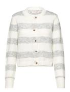 Angie Knit Cardigan Grey A-View