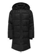 Kogmia L/S Aop Puffer Coat Otw Black Kids Only