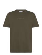 Lindbergh Print Tee S/S Green Lindbergh