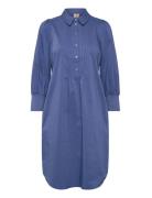 Cutoyam Antoinett Rib Dress Blue Culture