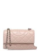 Fleming Small Convertible Shoulder Bag Pink Tory Burch