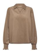 Curhaena Blouse Beige Culture