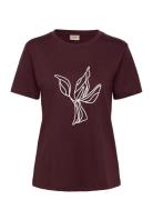 Frariella Tee 1 Burgundy Fransa