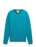 Basic Crewneck Knit Blue Tom Tailor