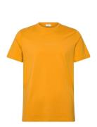 Lindbergh Print Tee S/S Yellow Lindbergh