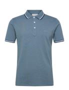 Polo Shirt W?. Contrast Piping Blue Lindbergh