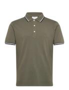 Polo Shirt W?. Contrast Piping Green Lindbergh
