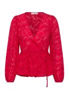 Feani Blouse Red A-View