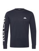 Long-Sleeved T-Shirt Regular Navy Replay
