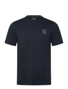 Rubberised Logo Graphic T-Shirt Navy Lyle & Scott Sport