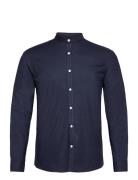 Yarn Dyed Oxford Superflex Shirt Navy Lindbergh