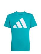 J Bl Tee 160 Blue Adidas Sportswear