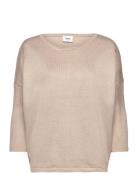 A2561, Milasz R-Neck Pullover Beige Saint Tropez