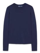 Slim Fit Cotton Long-Sleeve Tee Navy Polo Ralph Lauren