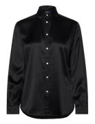 Slim Fit Silk Shirt Black Polo Ralph Lauren