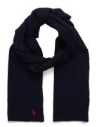 Cable-Knit Wool-Cashmere Scarf Navy Polo Ralph Lauren