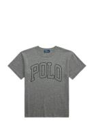 Logo Jersey Crewneck Tee Grey Polo Ralph Lauren