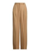 Flannel Wide-Leg Pant Beige Polo Ralph Lauren