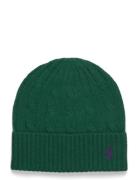 Cable-Knit Wool-Cashmere Beanie Green Polo Ralph Lauren