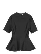 Suiting Peplum Top Black REMAIN Birger Christensen