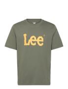 Wobbly Logo Tee Khaki Lee Jeans