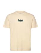 Medium Logo Tee Cream Lee Jeans