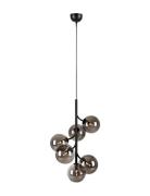 Callisto Pendant 6L Black/Smoke Black Markslöjd Lighting