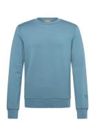 Abel Crew Neck Sweat Blue Mos Mosh Gallery