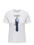 Onlemma Reg S/S Lady Top Jrs White ONLY