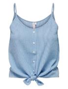 Onllecey Sl Knot Singlet Noos Wvn Blue ONLY