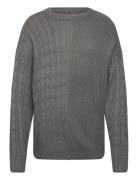 Dp Knitted Combined Sweatshirt Grey Denim Project
