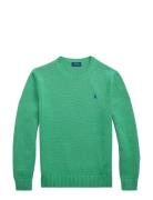 Cotton Crewneck Sweater Green Polo Ralph Lauren