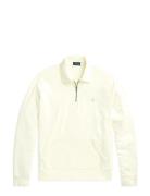 Loopback Fleece Quarter-Zip Sweatshirt Cream Polo Ralph Lauren