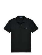 Stretch Mesh-Ssl-Psh Black Polo Ralph Lauren